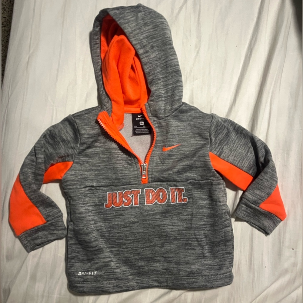 Nike Boys Hoodie 18 Months Pockets 1/4 Zip
